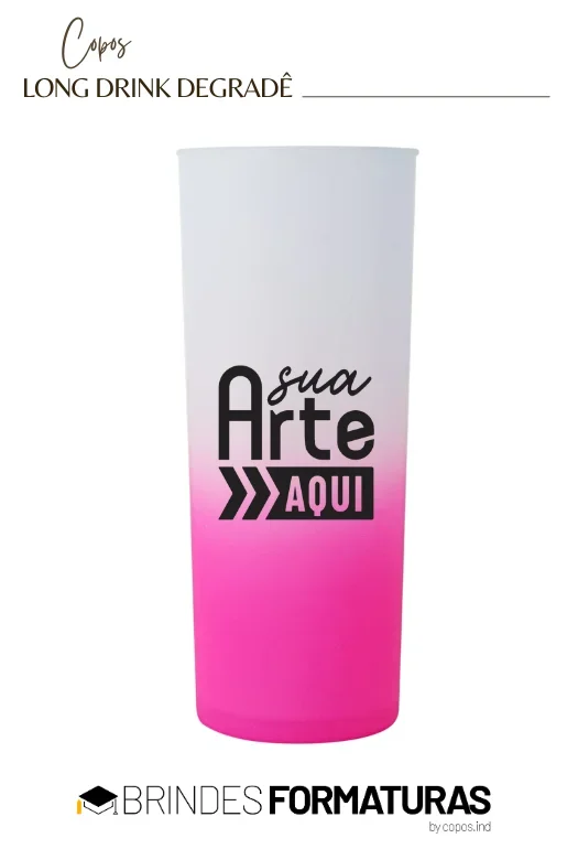 Copo Long Drink Degradê Copo Long Drink Degradê