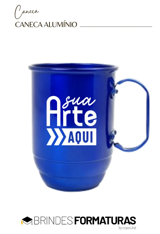 Caneca de Alum&iacute;nio Personalizado