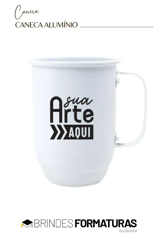 Caneca de Alum&iacute;nio Personalizado