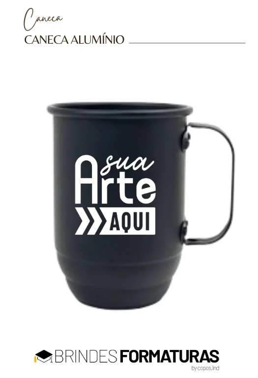 Caneca de Alum&iacute;nio Personalizado