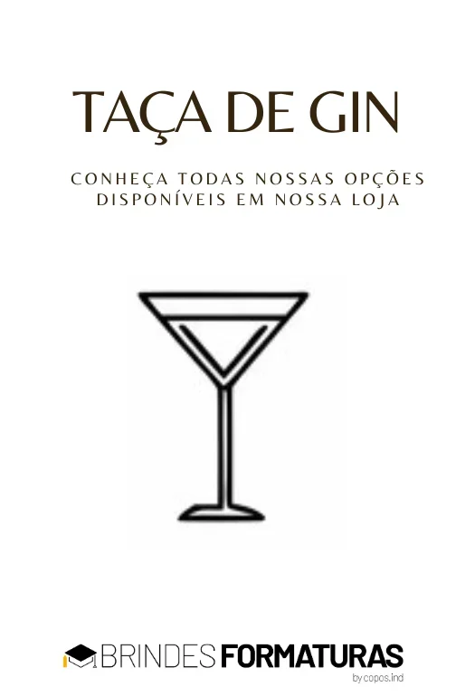 Linha Ta&ccedil;as de Gin Personalizadas